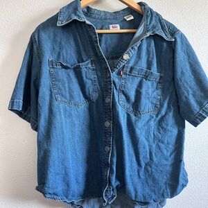 Levi's Casual Blue Button Down Shirt